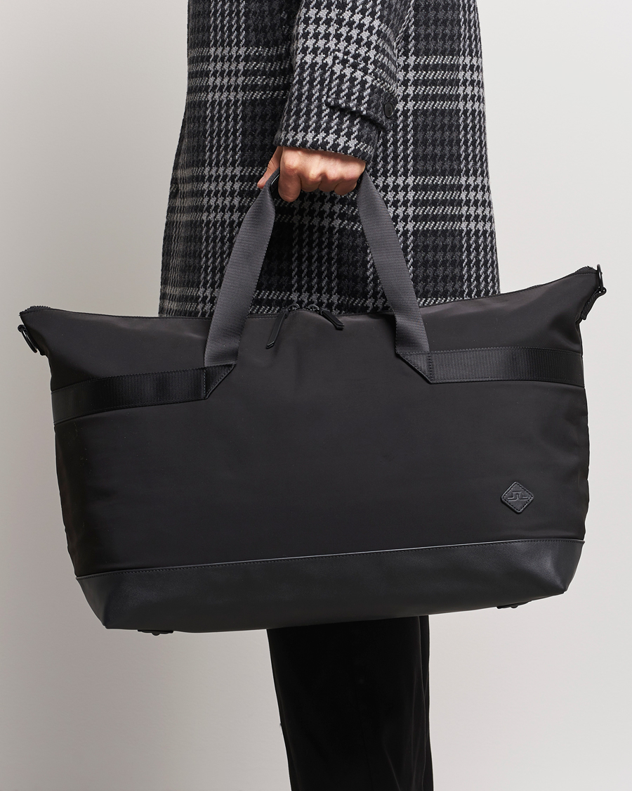 Uomini |  | J.Lindeberg | Walt Nylon Weekender Black