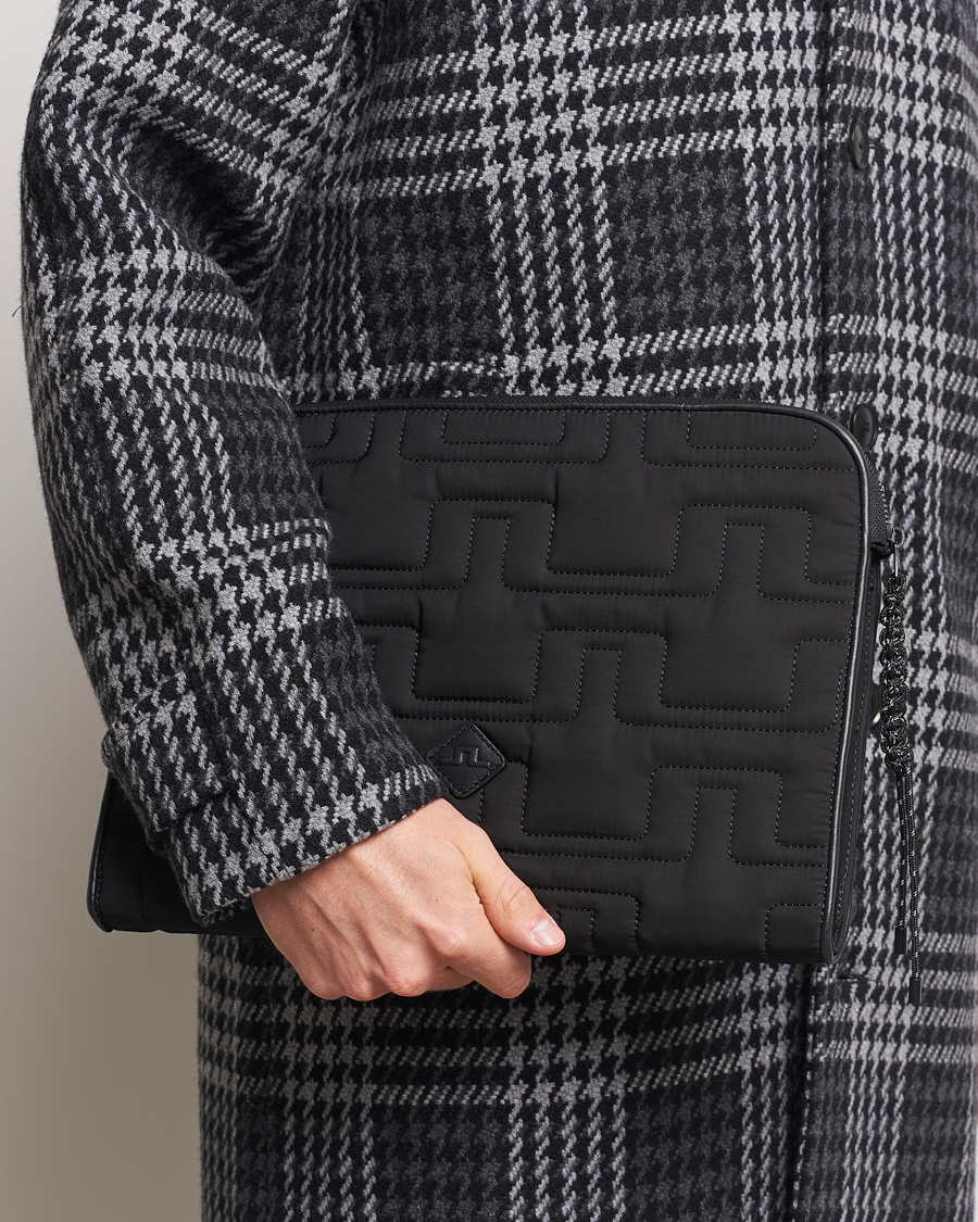 Uomini | Portafogli | J.Lindeberg | Padded Laptop Case Black