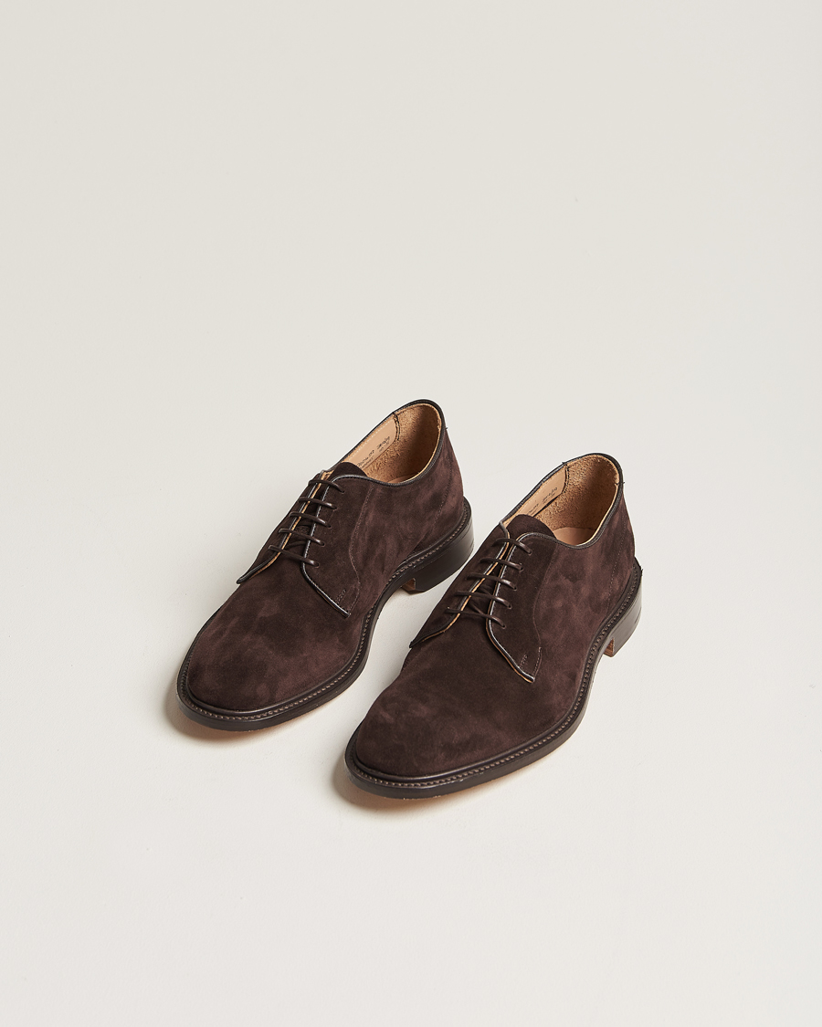 Uomini | Tricker's | Tricker\'s | Robert Derby Shoes Coffee Suede