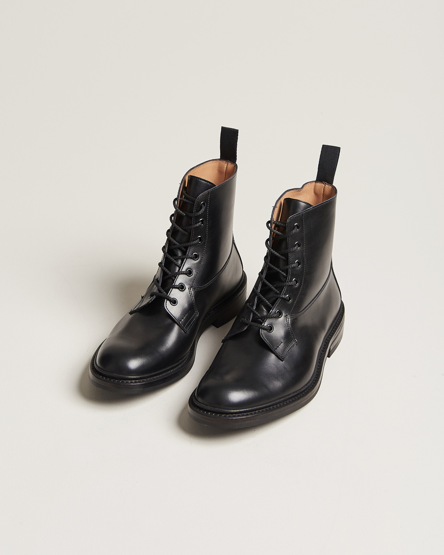 Uomini | Tricker's | Tricker\'s | Burford Dainite Country Boots Black Calf