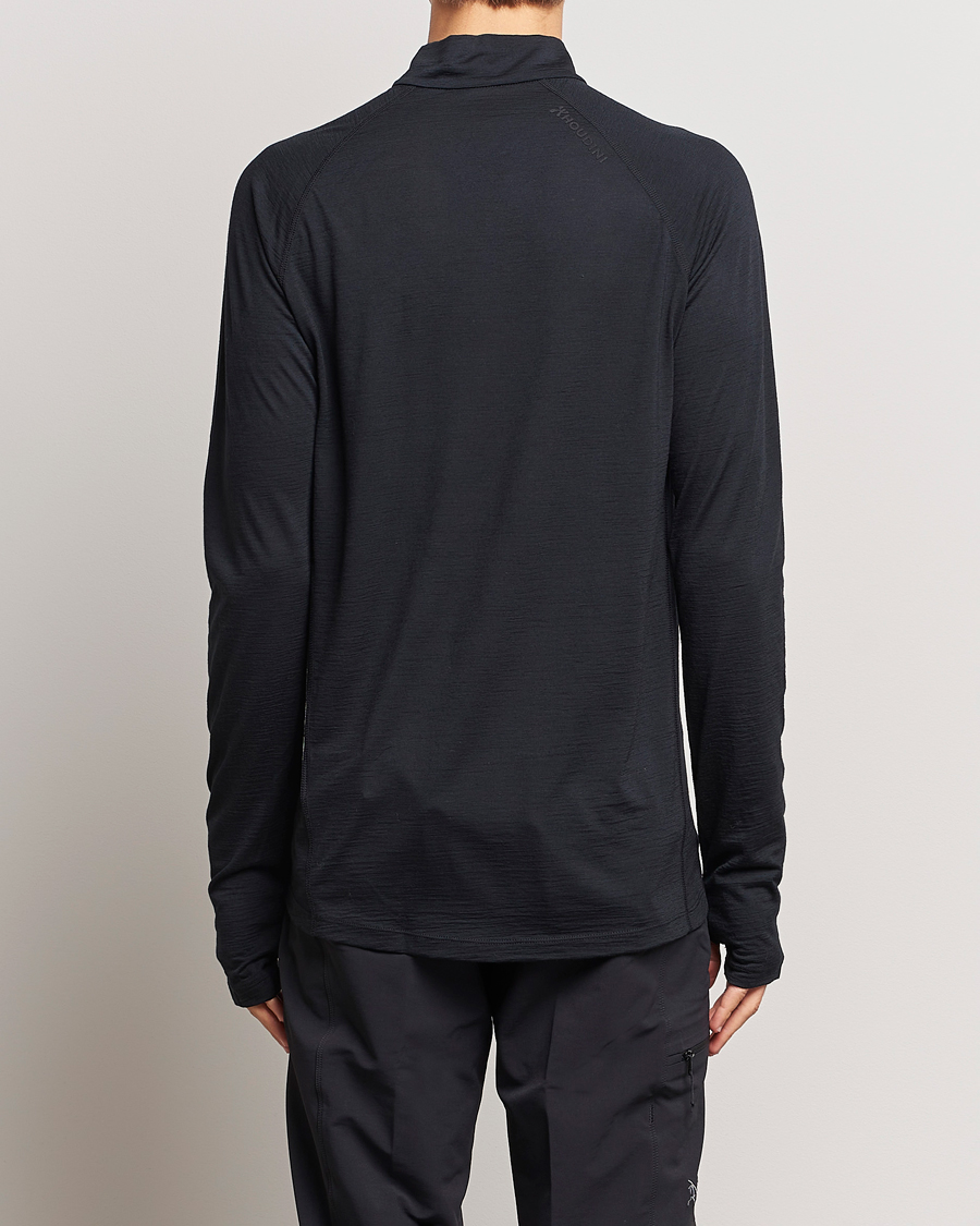 Uomini | Houdini | Houdini | Desoli Merino Light Half Zip True Black