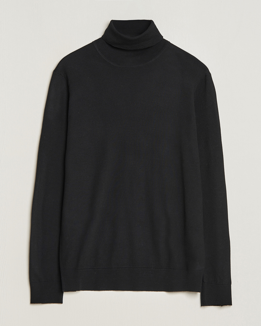 Uomini | Maglieria | NN07 | Richard Wool Rollneck Black