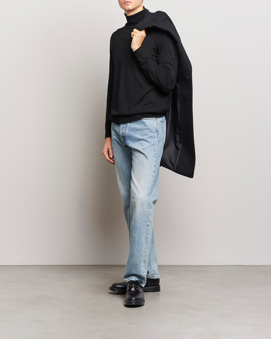Uomini | Maglieria | NN07 | Richard Wool Rollneck Black