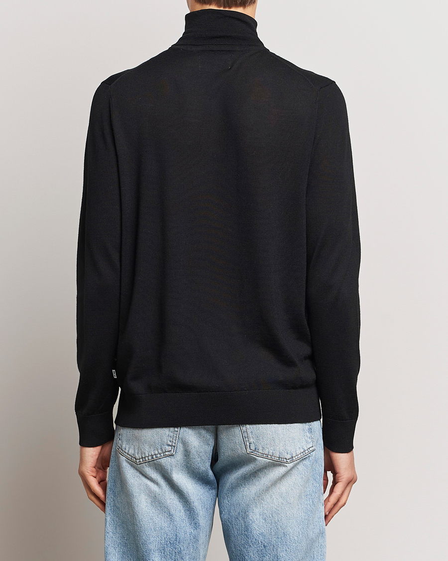Uomini | Maglieria | NN07 | Richard Wool Rollneck Black