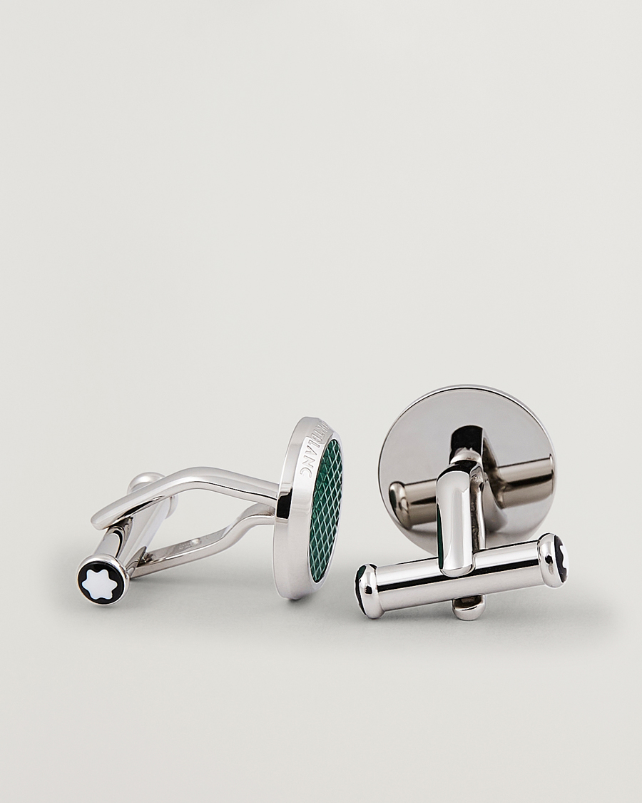 Uomini | Celebra il nuovo anno con stile | Montblanc | Cufflinks Meisterstück Green Steel