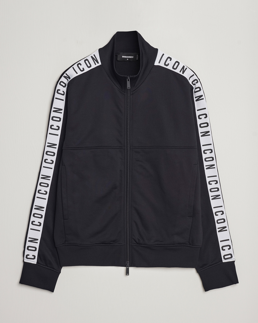 Uomini | Maglieria | Dsquared2 | Dean Sport Full Zip Track Jacket Black