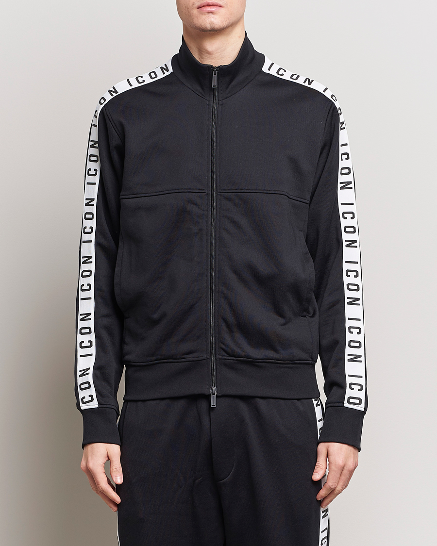 Uomini | Maglieria | Dsquared2 | Dean Sport Full Zip Track Jacket Black