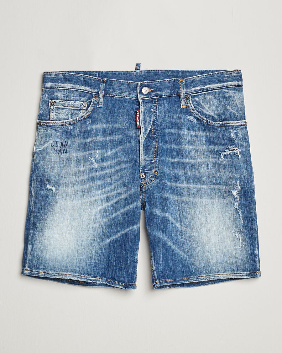 Uomini | Pantaloncini | Dsquared2 | Marine Denim Shorts Light Blue