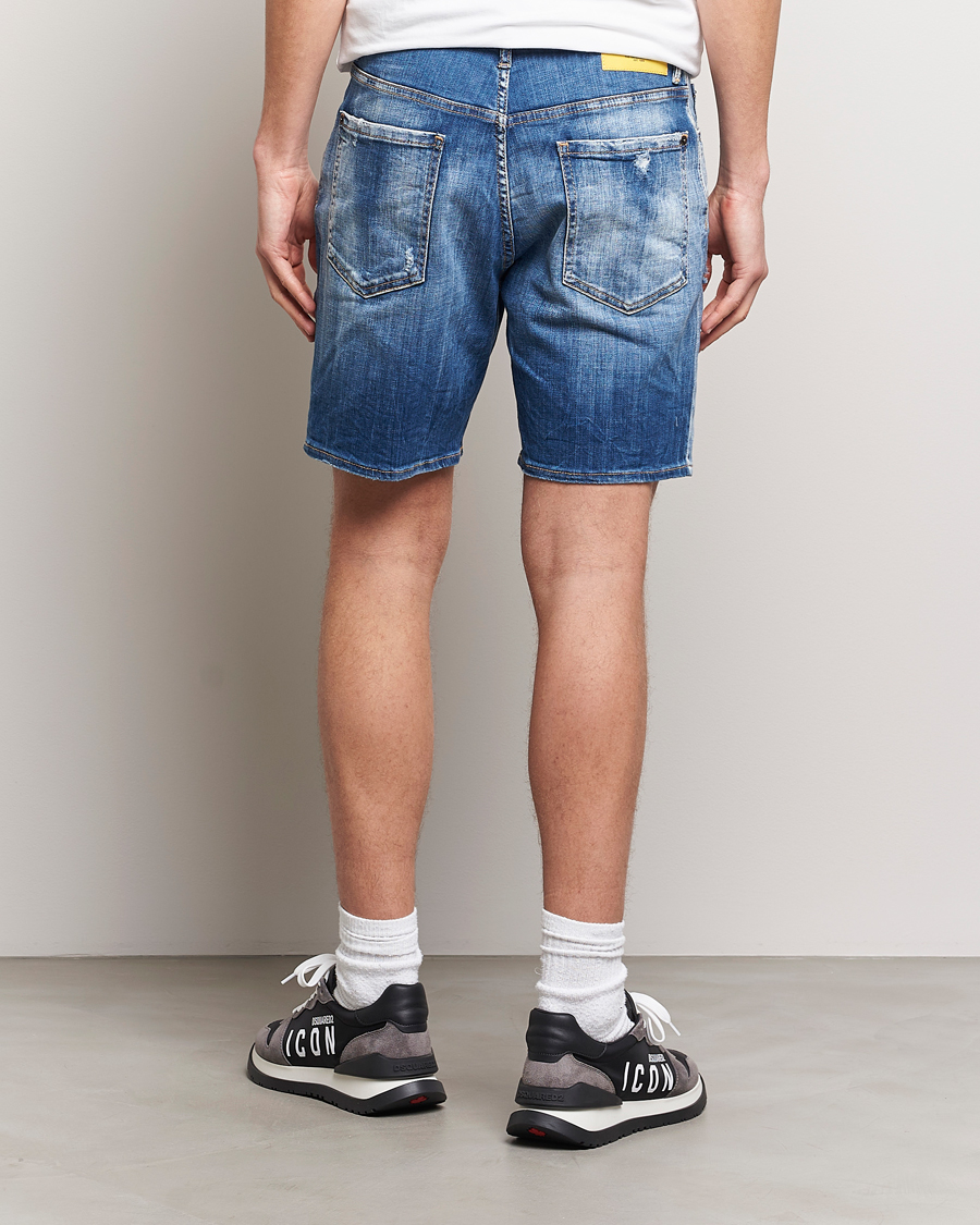 Uomini | Pantaloncini | Dsquared2 | Marine Denim Shorts Light Blue