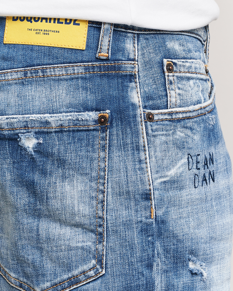 Uomini | Pantaloncini | Dsquared2 | Marine Denim Shorts Light Blue