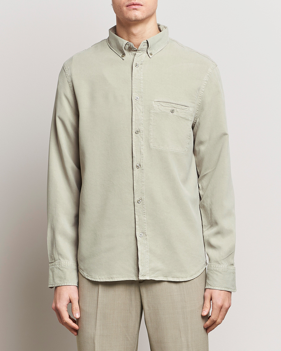 Uomini |  | Filippa K | Zachary Lyocell Shirt Light Sage