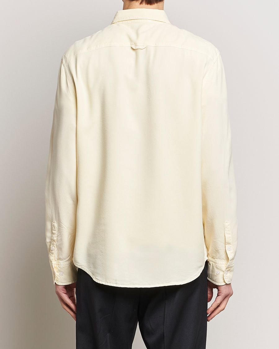 Uomini | Camicie | Filippa K | Zachary Lyocell Shirt Soft Yellow
