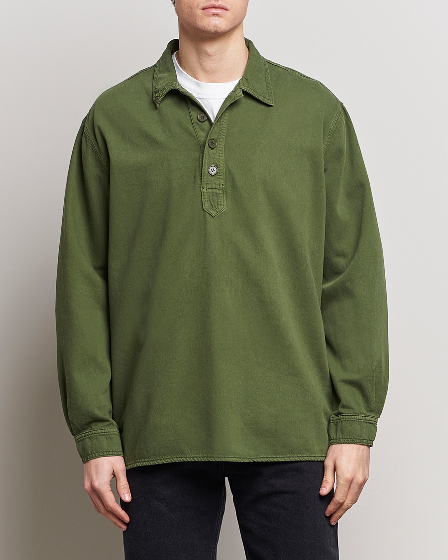 Uomini |  | Jeanerica | Lala Popover Shirt Green