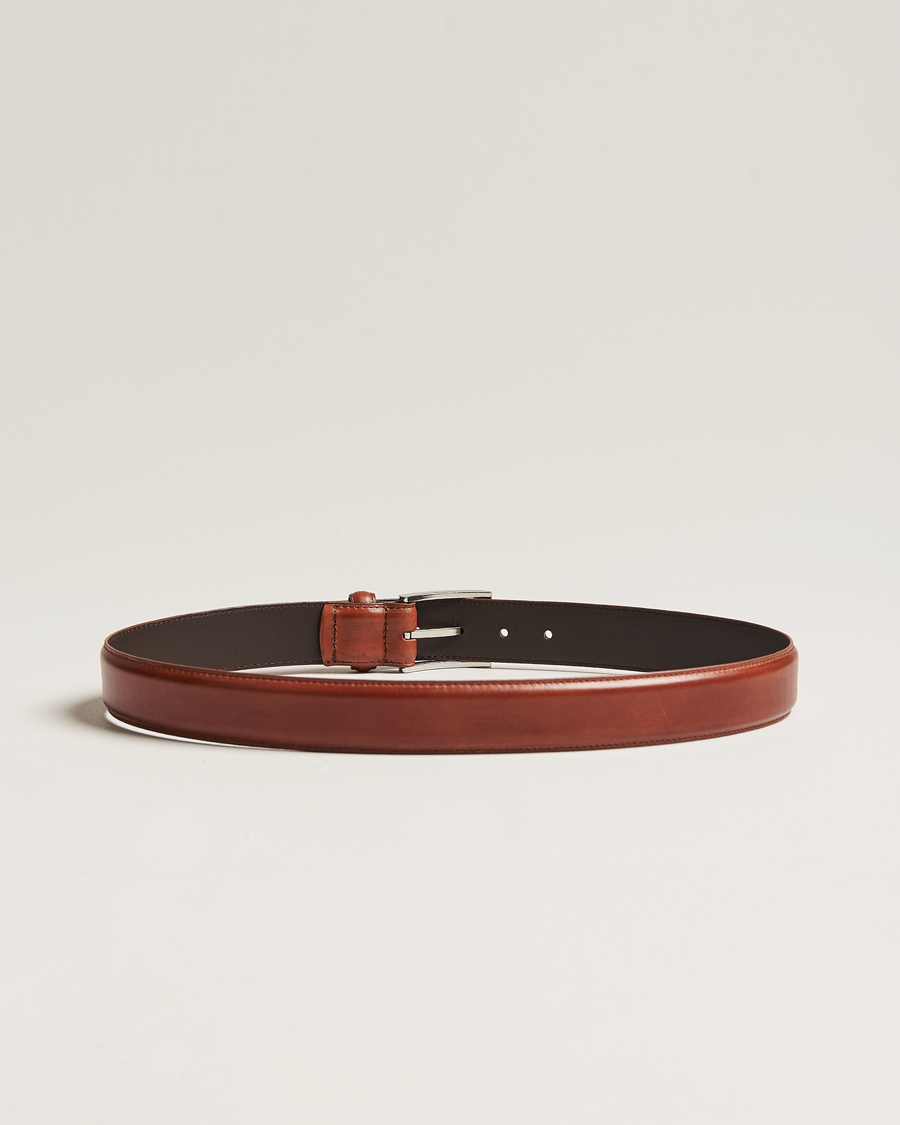 Uomini | Cinture in pelle | Loake 1880 | Philip Leather Belt Mahogany