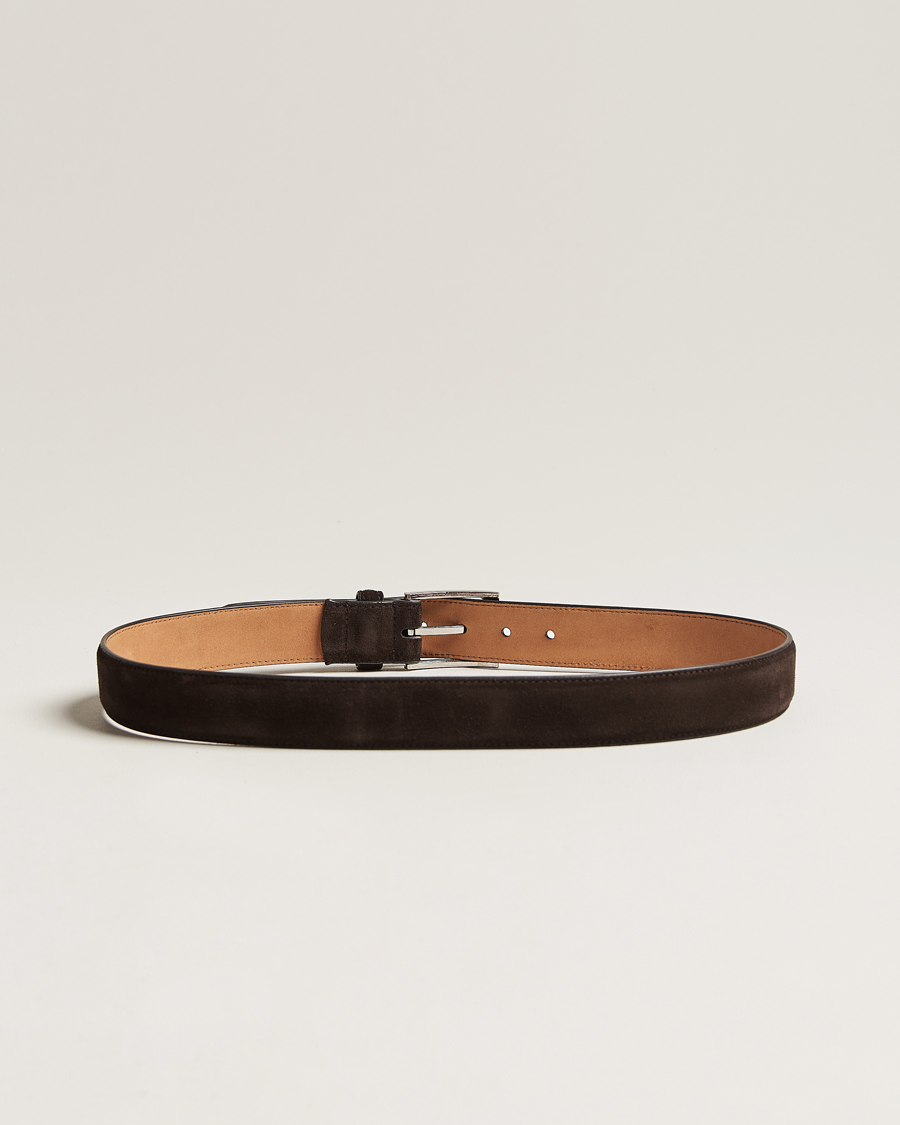 Uomini | Loake 1880 | Loake 1880 | William Suede Belt Dark Brown