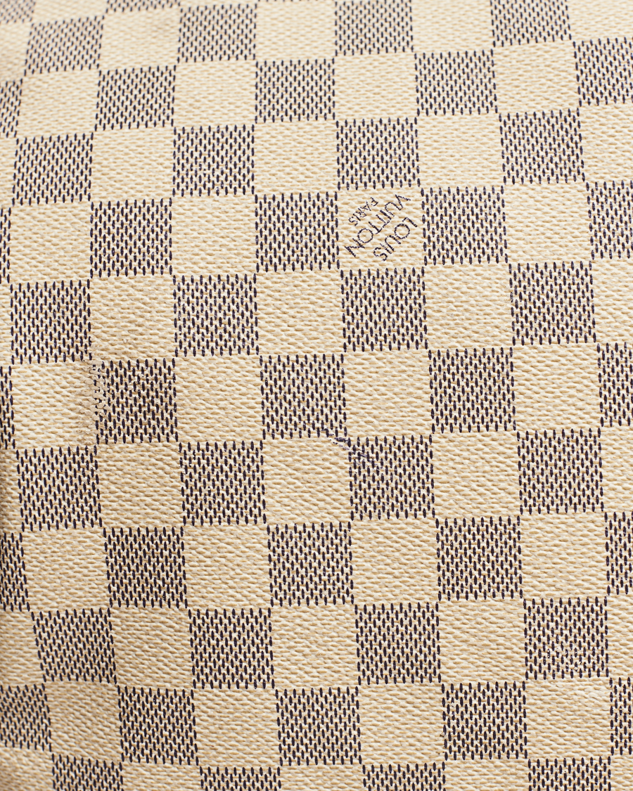 Uomini | Louis Vuitton Pre-Owned Keepall 50 Bag Damier Azur | Louis Vuitton Pre-Owned | Keepall 50 Bag Damier Azur