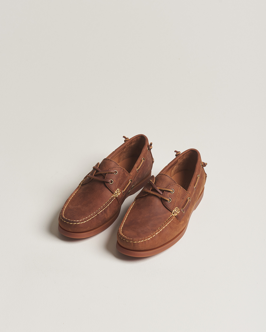 Uomini | Scarpe in saldo | Polo Ralph Lauren | Merton Leather Boat Shoe Deep Saddle