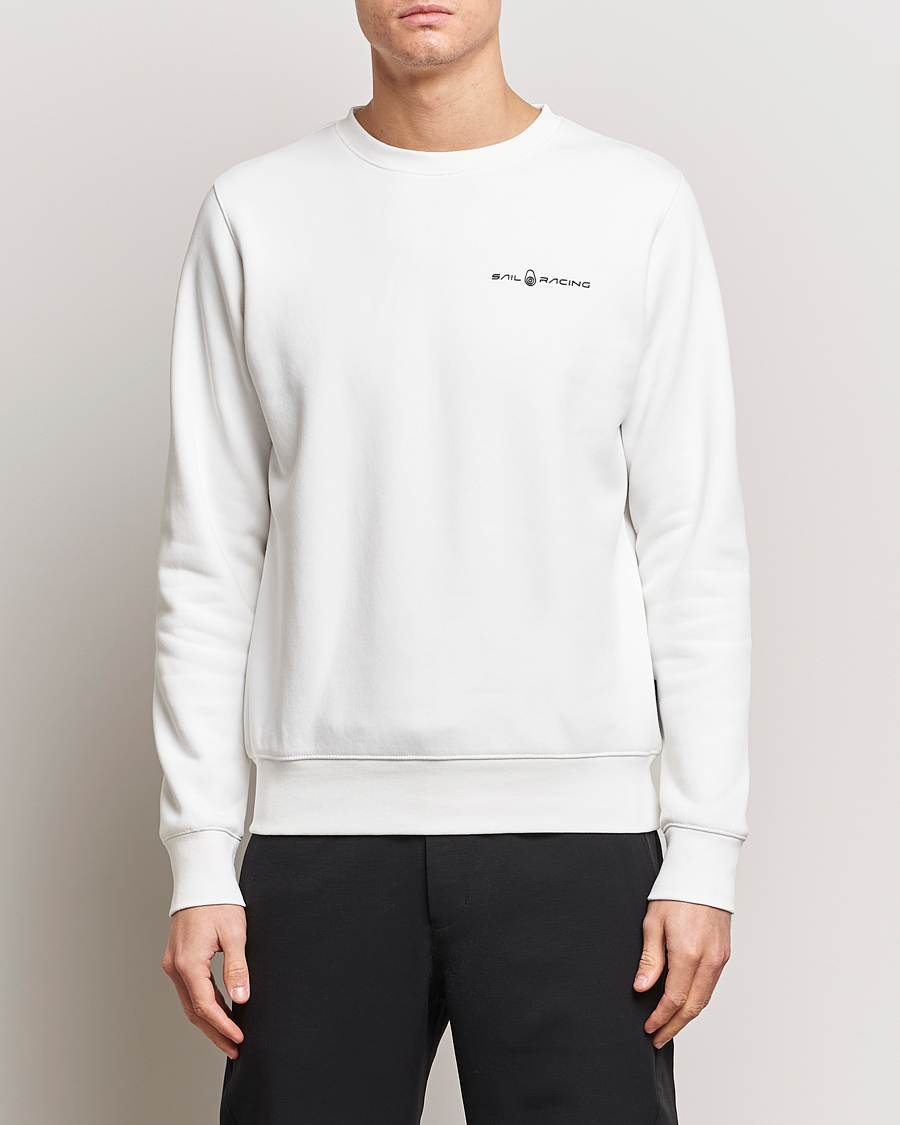 Uomini | Felpe | Sail Racing | Bowman Crew Neck Sweatshirt Storm White