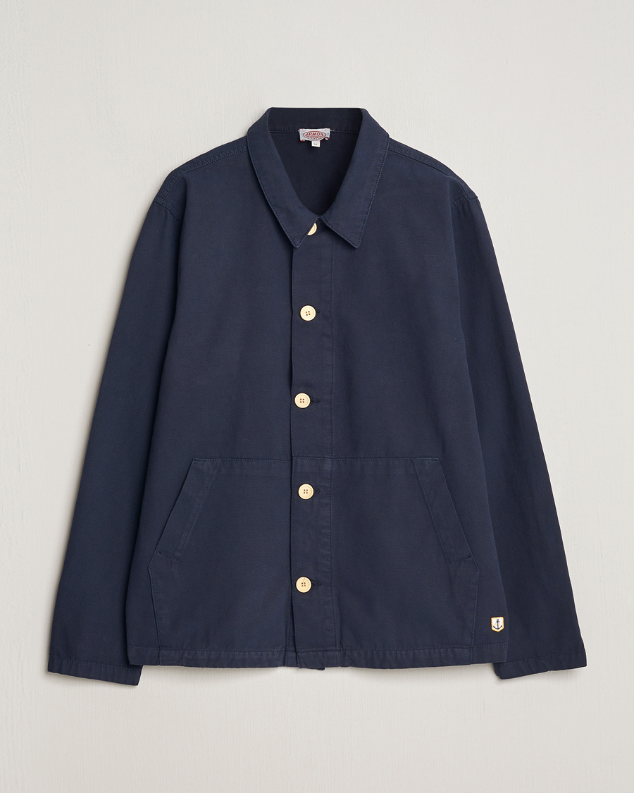 Uomini | Camicie | Armor-lux | Veste Pecheur Heritage Overshirt Deep Marine