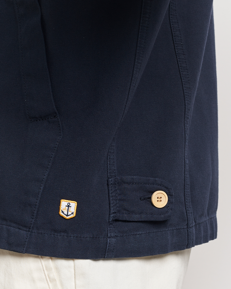 Uomini | Camicie | Armor-lux | Veste Pecheur Heritage Overshirt Deep Marine