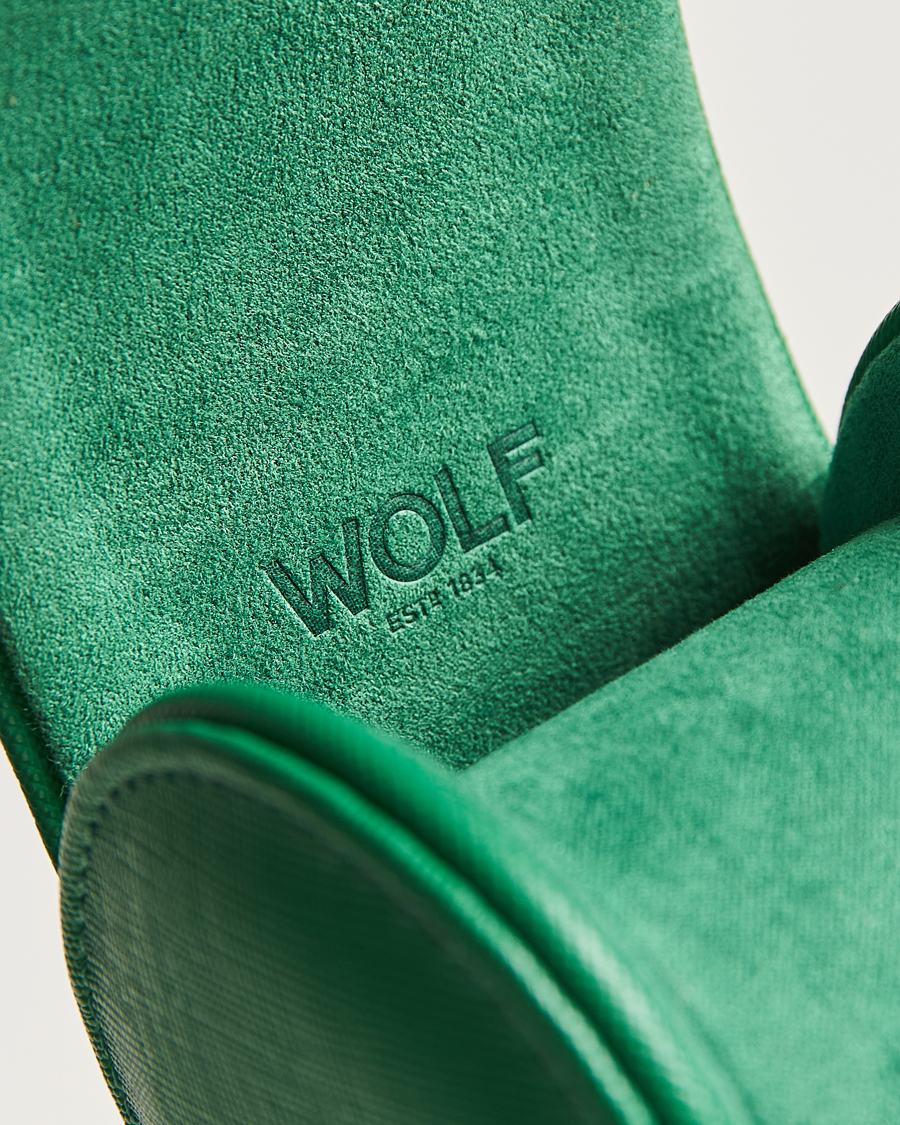 Uomini | WOLF Single Watch Roll Green | WOLF | Single Watch Roll Green