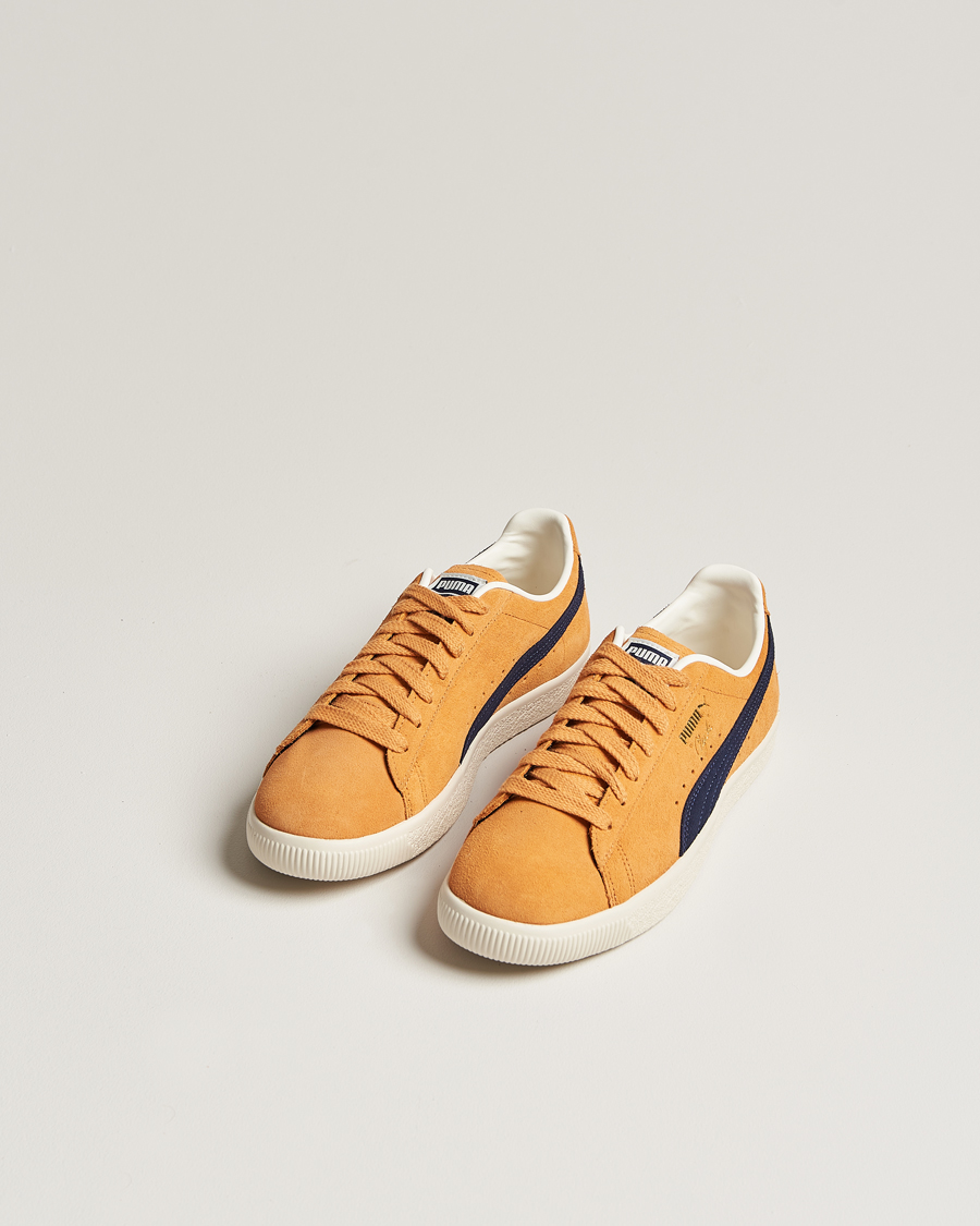 Uomini | Puma | Puma | Clyde OG Suede Sneaker Clementine/Navy