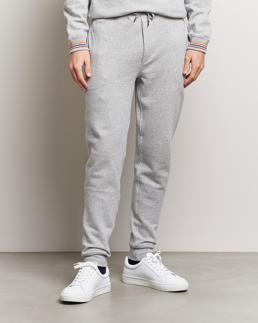 Uomini | Pantaloni della tuta | Paul Smith | Artist Rib Sweatpants Grey Melange