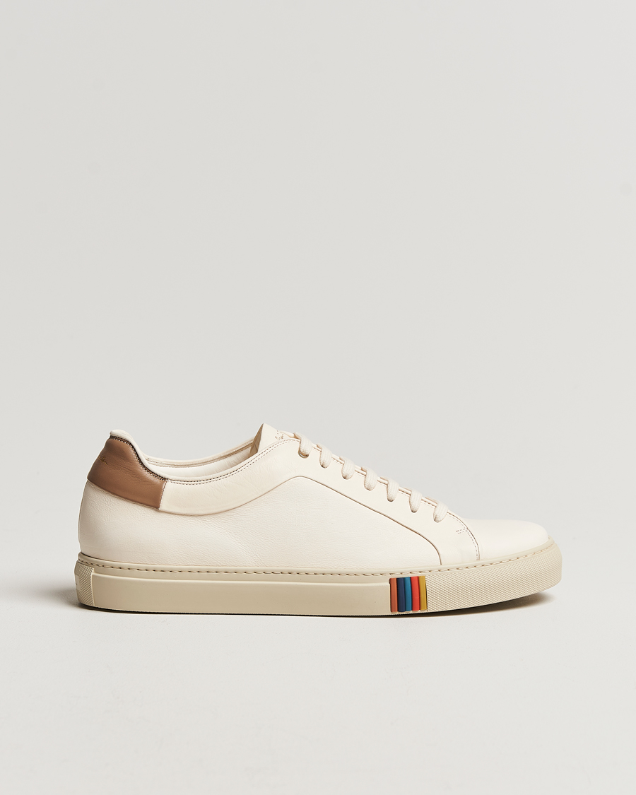 Uomini | Paul Smith Basso Leather Sneaker White | Paul Smith | Basso Leather Sneaker White