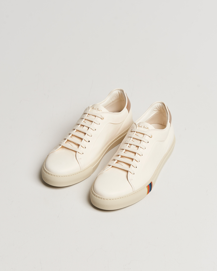 Uomini | Paul Smith Basso Leather Sneaker White | Paul Smith | Basso Leather Sneaker White