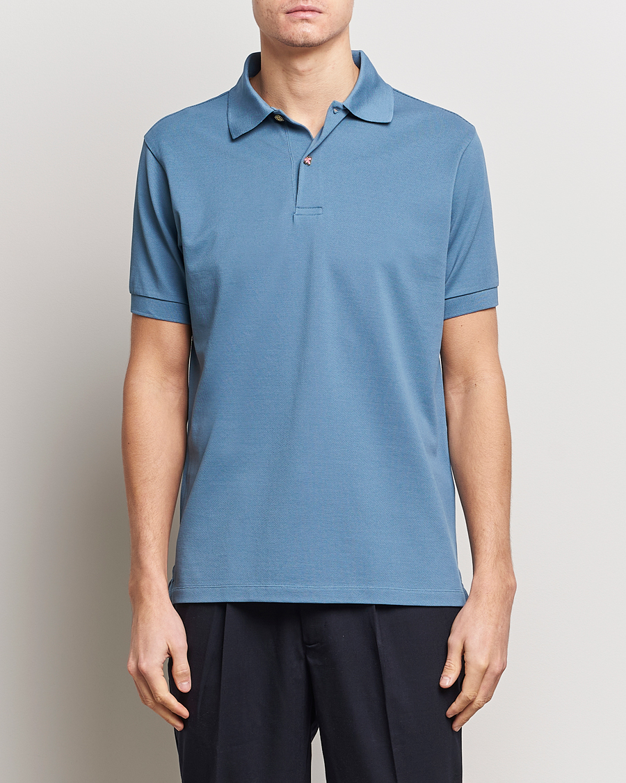 Uomini |  | Paul Smith | Charm Button Polo Light Blue