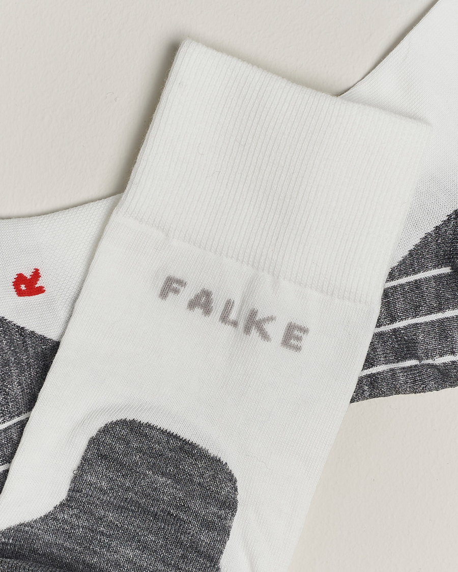 Uomini | Calzini per tutti i giorni | Falke Sport | Falke RU4 Endurance Running Socks White Mix