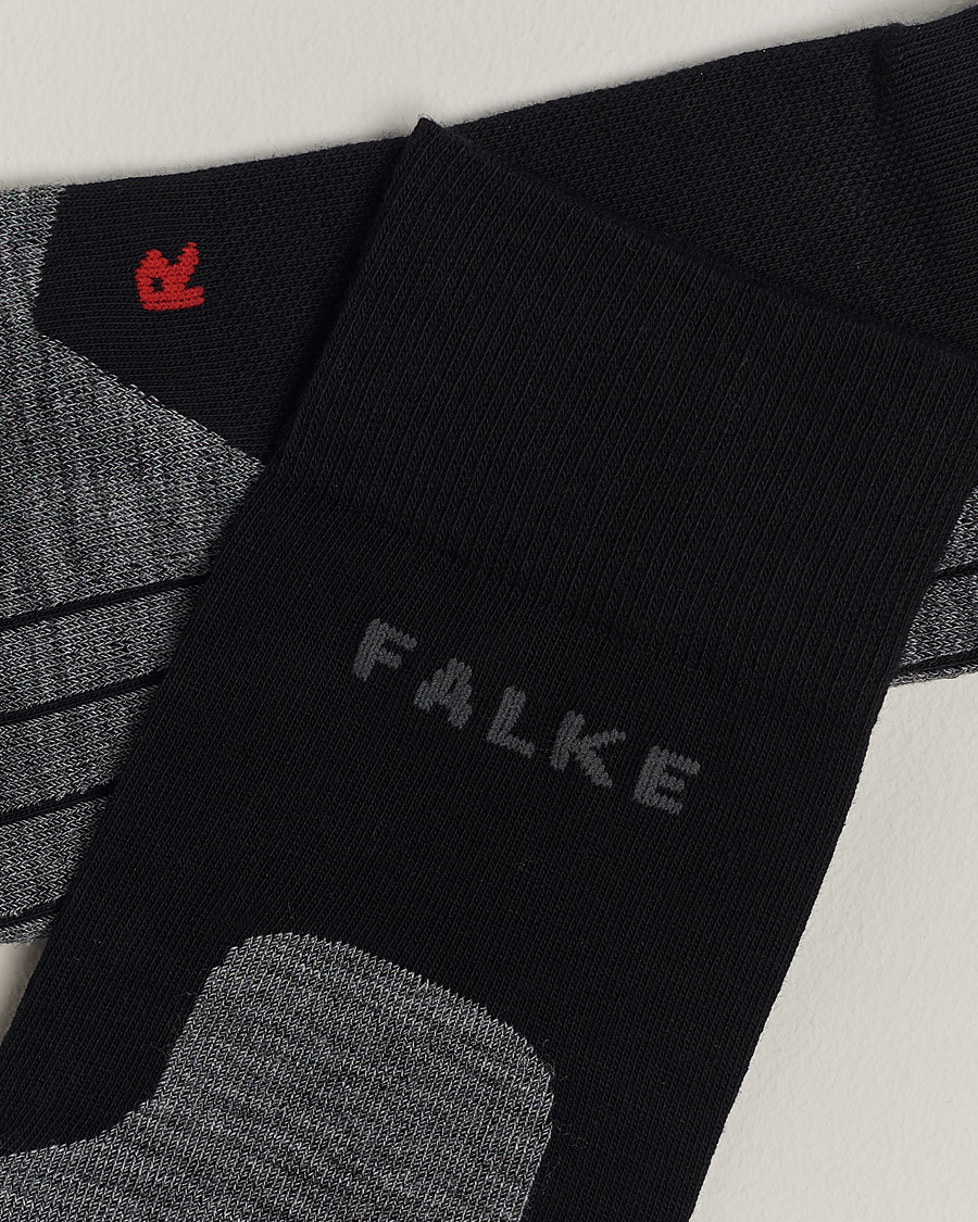 Uomini | Biancheria intima | Falke Sport | Falke RU4 Endurance Running Socks Black Mix