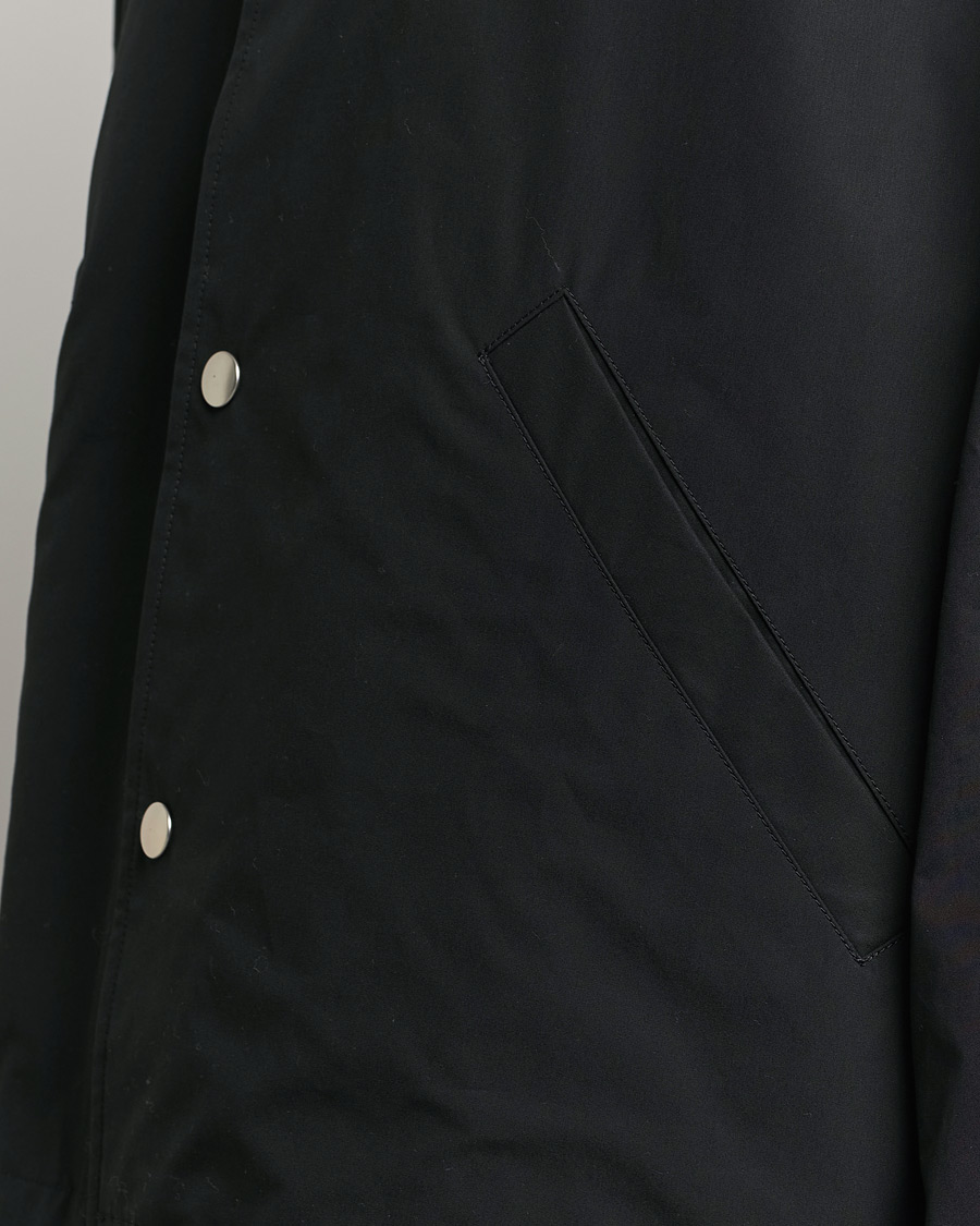 Uomini | Giacche | Jil Sander | Back Printed Coach Jacket Black