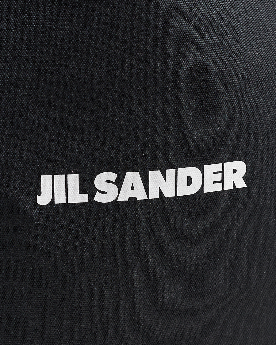 Uomini | Jil Sander Canvas Logo Totebag Black | Jil Sander | Canvas Logo Totebag Black