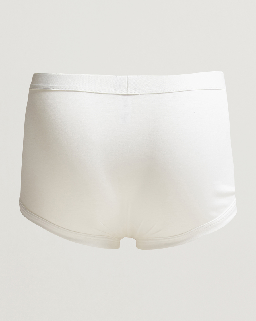 Uomini |  | Zimmerli of Switzerland | Sea Island Cotton Boxer Briefs White