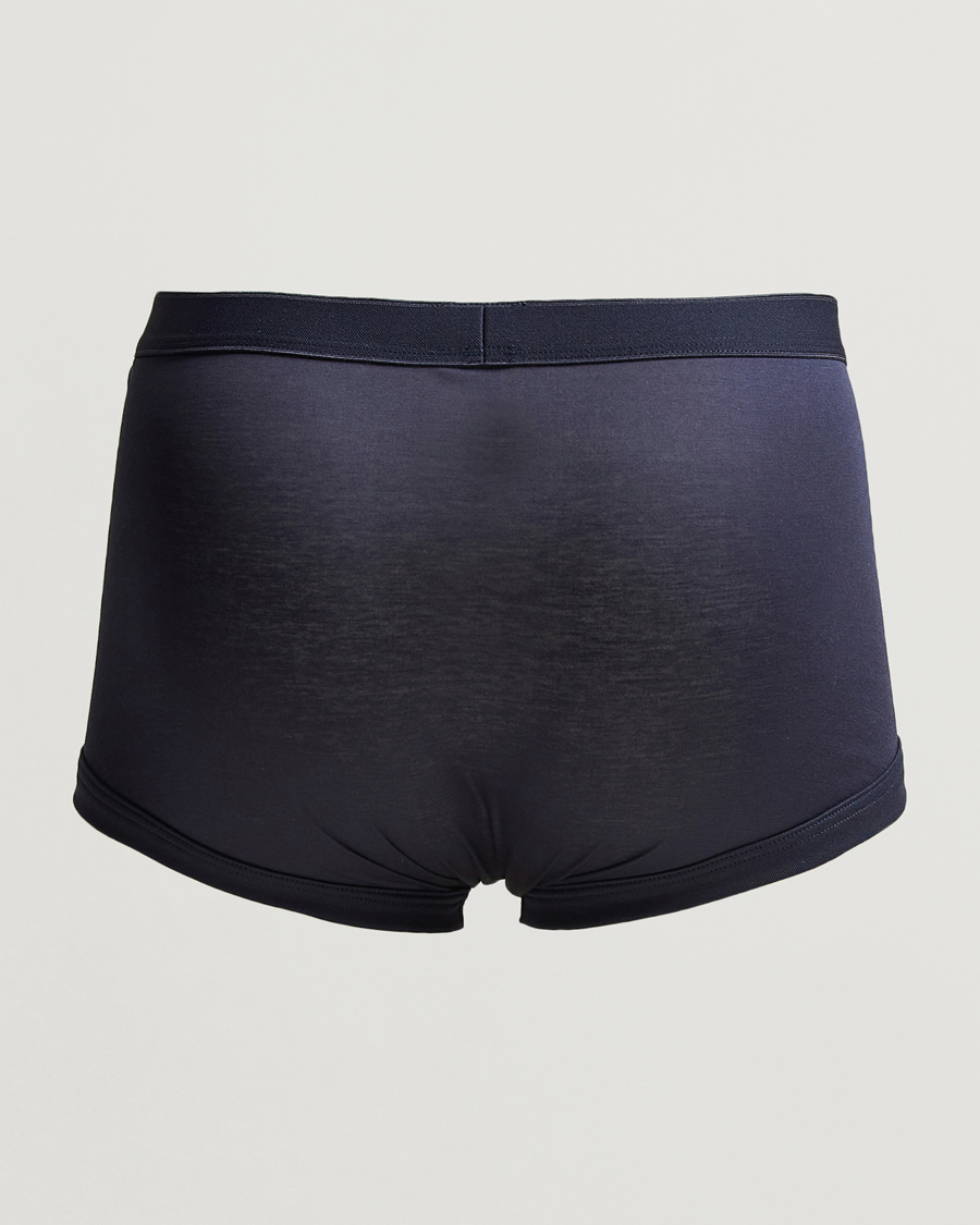 Uomini | Zimmerli of Switzerland | Zimmerli of Switzerland | Sea Island Cotton Boxer Briefs Navy