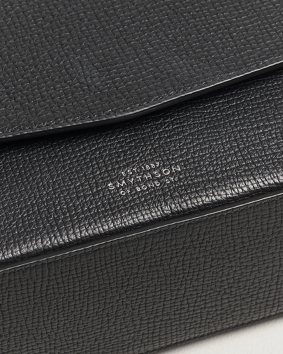 Uomini | Smythson Ludlow Messenger Bag Black | Smythson | Ludlow Messenger Bag Black