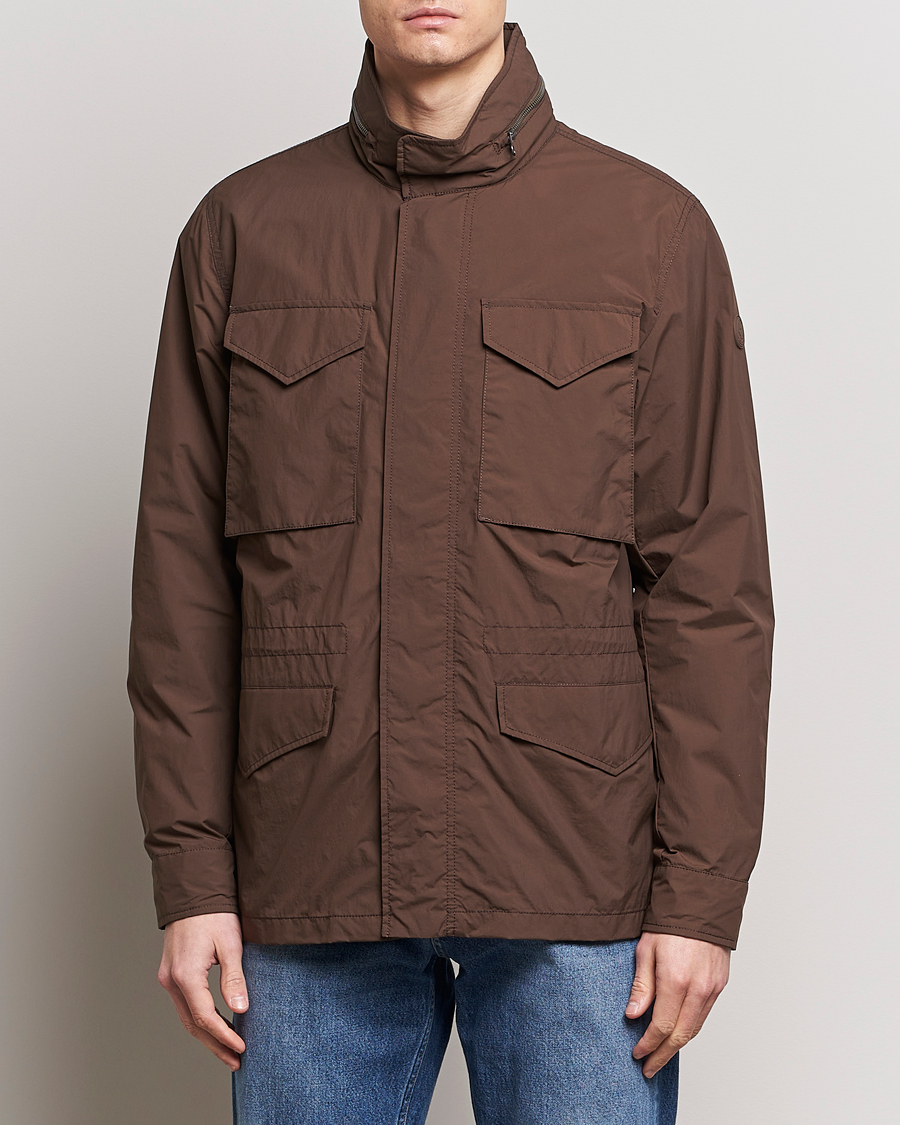 Uomini |  | Save The Duck | Mako Water Repellent Nylon Field Jacket Soil Brown