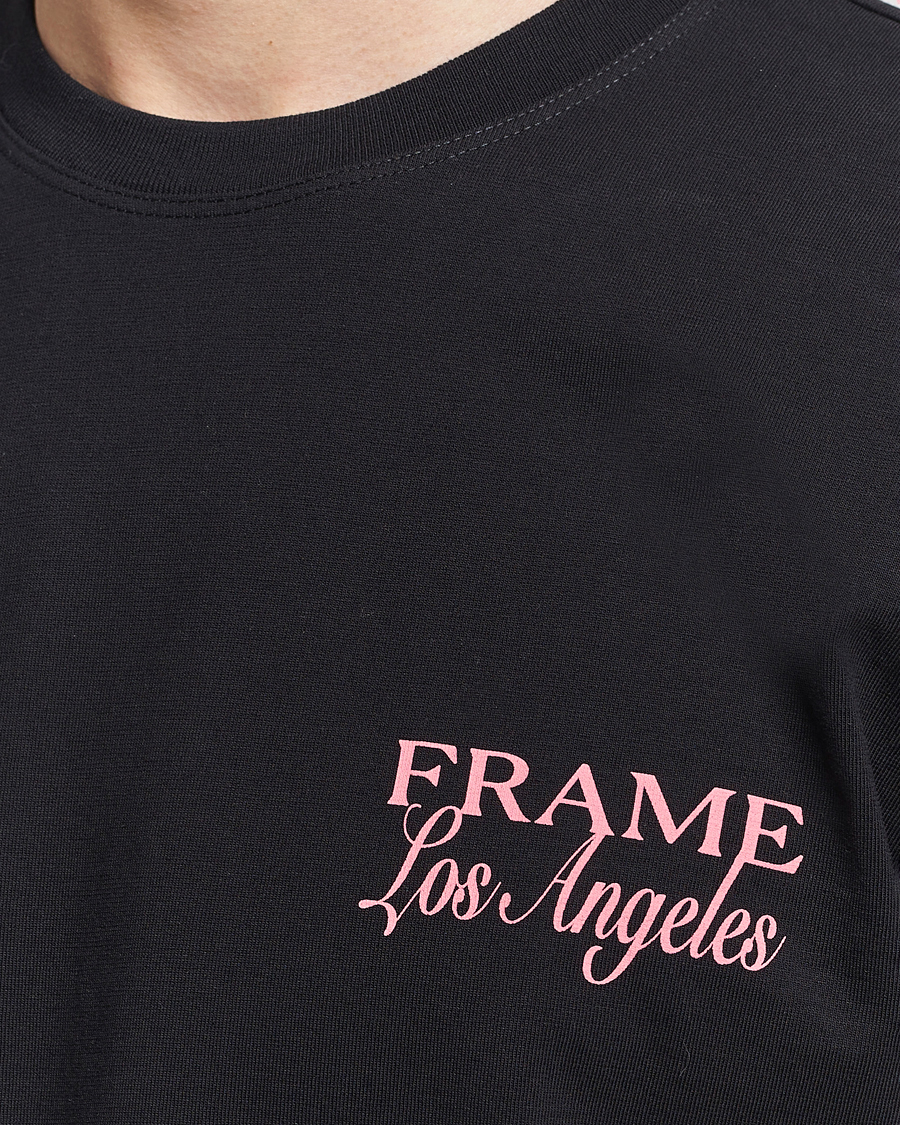 Uomini | T-shirt | FRAME | LA Logo T-Shirt Black