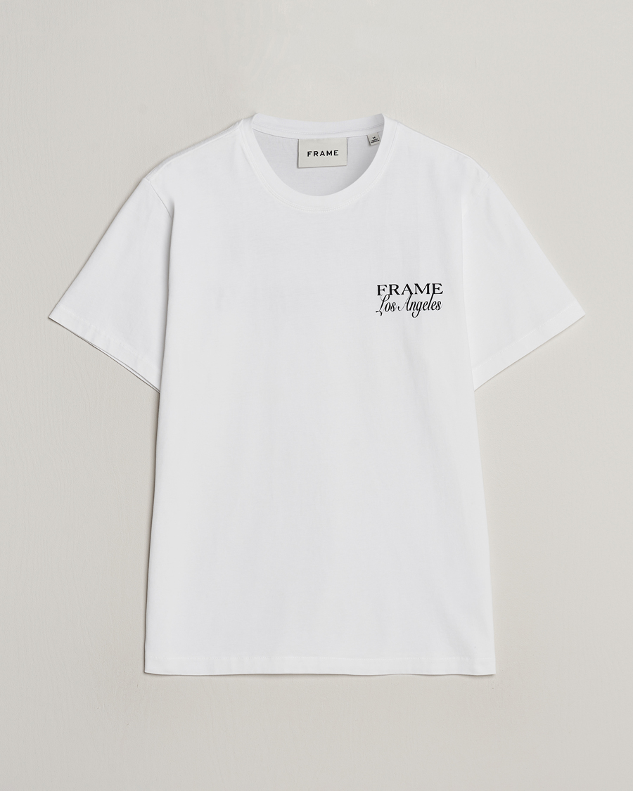 Uomini | T-shirt | FRAME | LA Logo T-Shirt White