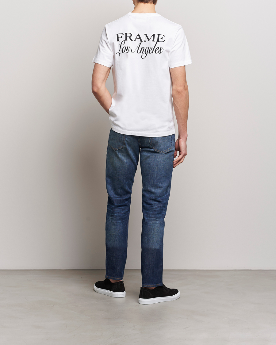 Uomini | T-shirt | FRAME | LA Logo T-Shirt White