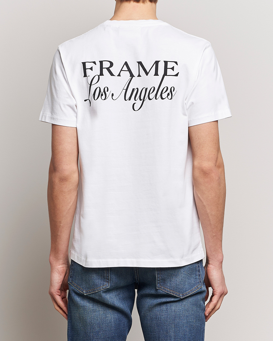 Uomini | T-shirt | FRAME | LA Logo T-Shirt White
