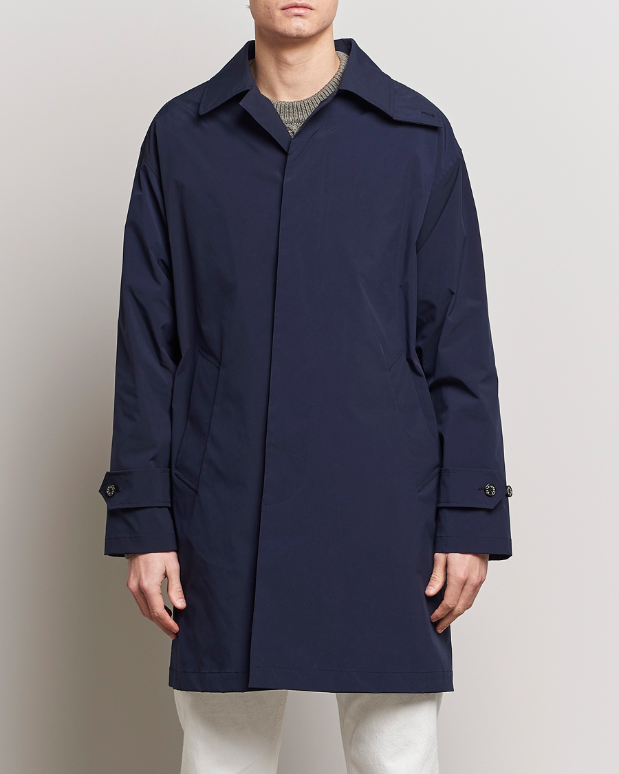 Uomini | Cappotti | Mackintosh | Soho Raincoat Navy