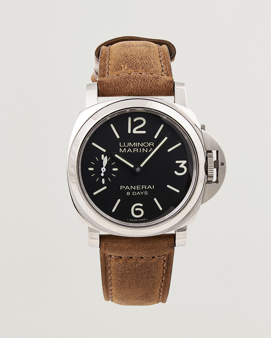 Uomini | Panerai Pre-Owned Luminor Marina 8 Days 00510 Silver | Panerai Pre-Owned | Luminor Marina 8 Days 00510 Silver