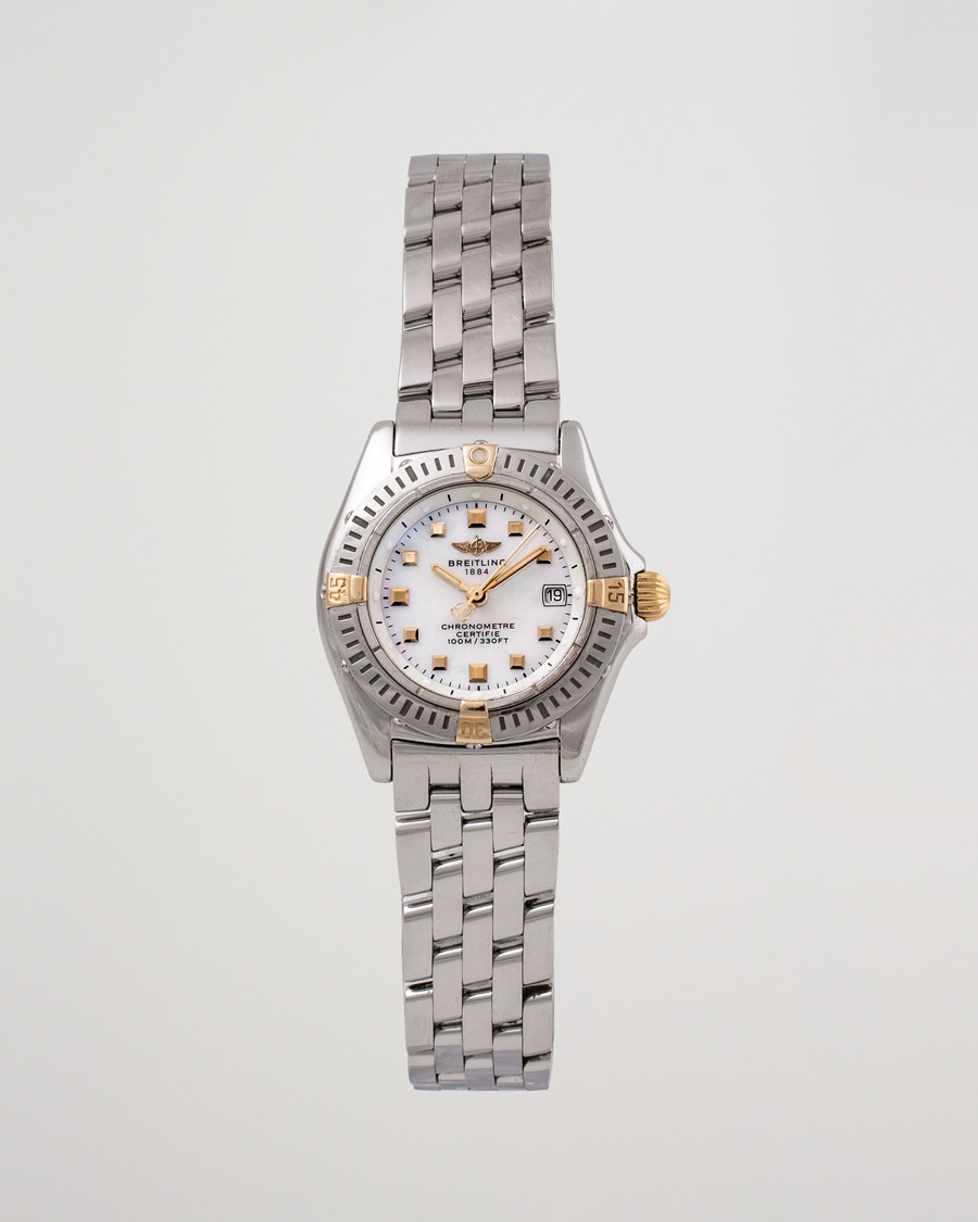Uomini | Breitling Pre-Owned Callistino B72345 Mother of Pearl Silver | Breitling Pre-Owned | Callistino B72345 Mother of Pearl Silver