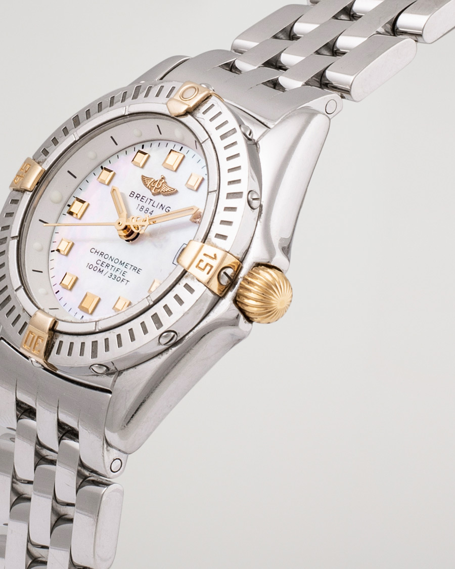 Uomini | Breitling Pre-Owned Callistino B72345 Mother of Pearl Silver | Breitling Pre-Owned | Callistino B72345 Mother of Pearl Silver
