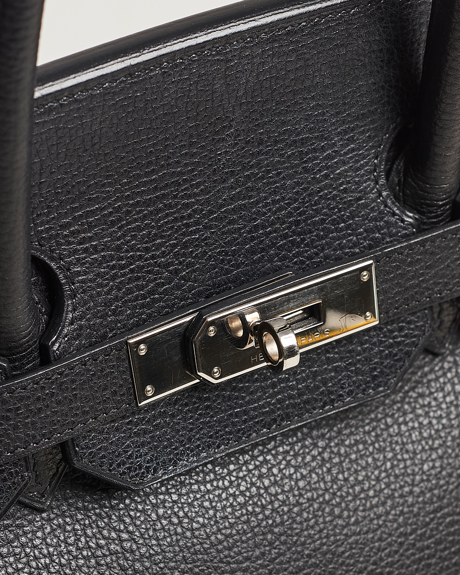 Uomini | Hermès Pre-Owned Birkin Bag 35 Togo Black | Hermès Pre-Owned | Birkin Bag 35 Togo Black