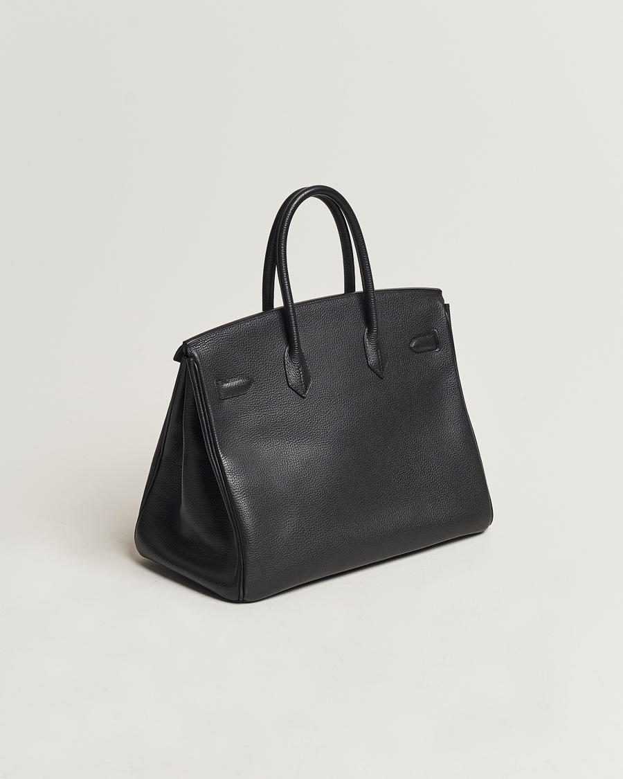 Uomini | Hermès Pre-Owned Birkin Bag 35 Togo Black | Hermès Pre-Owned | Birkin Bag 35 Togo Black