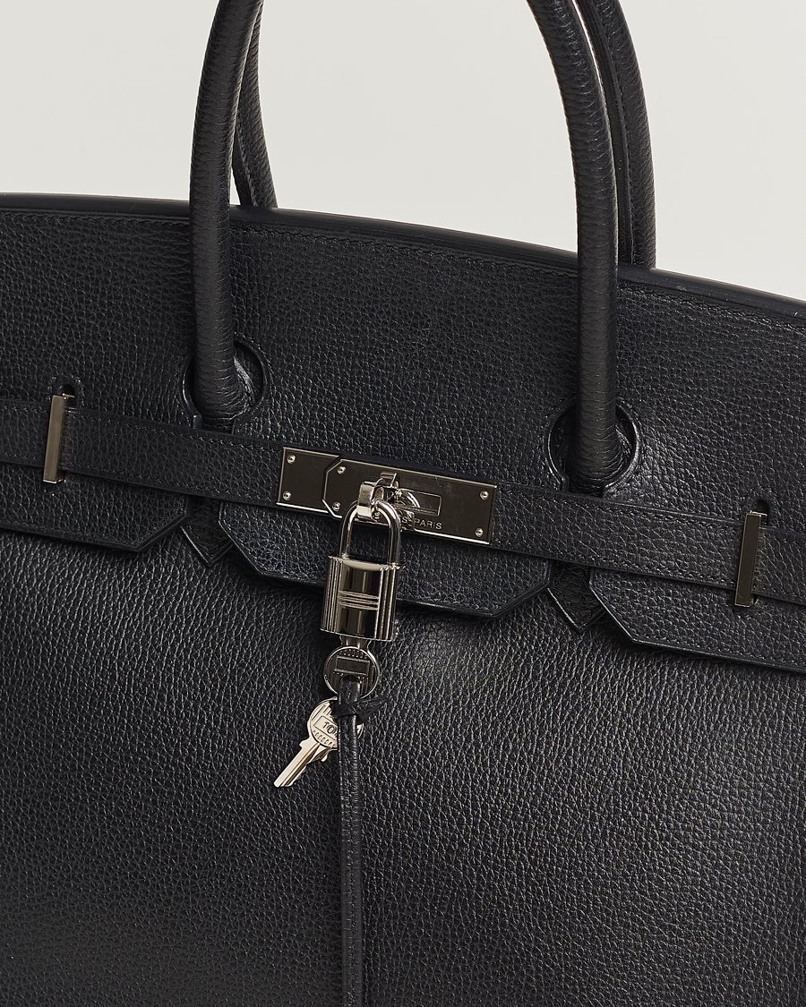 Uomini | Hermès Pre-Owned Birkin Bag 35 Togo Black | Hermès Pre-Owned | Birkin Bag 35 Togo Black