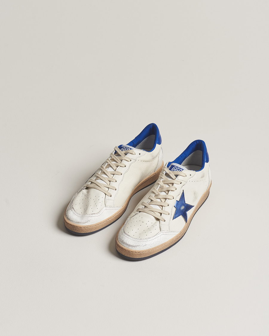 Uomini | Sneakers basse | Golden Goose | Ball Star Sneakers White/Blue